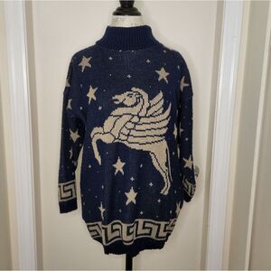 80s Pegasus constellation sweater